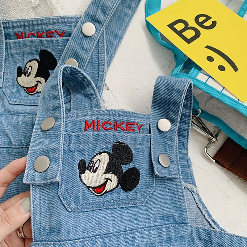 Диснеевский Микки детское платье с рисунком из мультфильма для маленьких