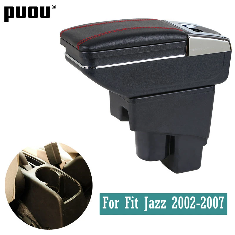 Подлокотник для Honda Fit Jazz 2002 2007 подлокотник центральной консоли контейнер