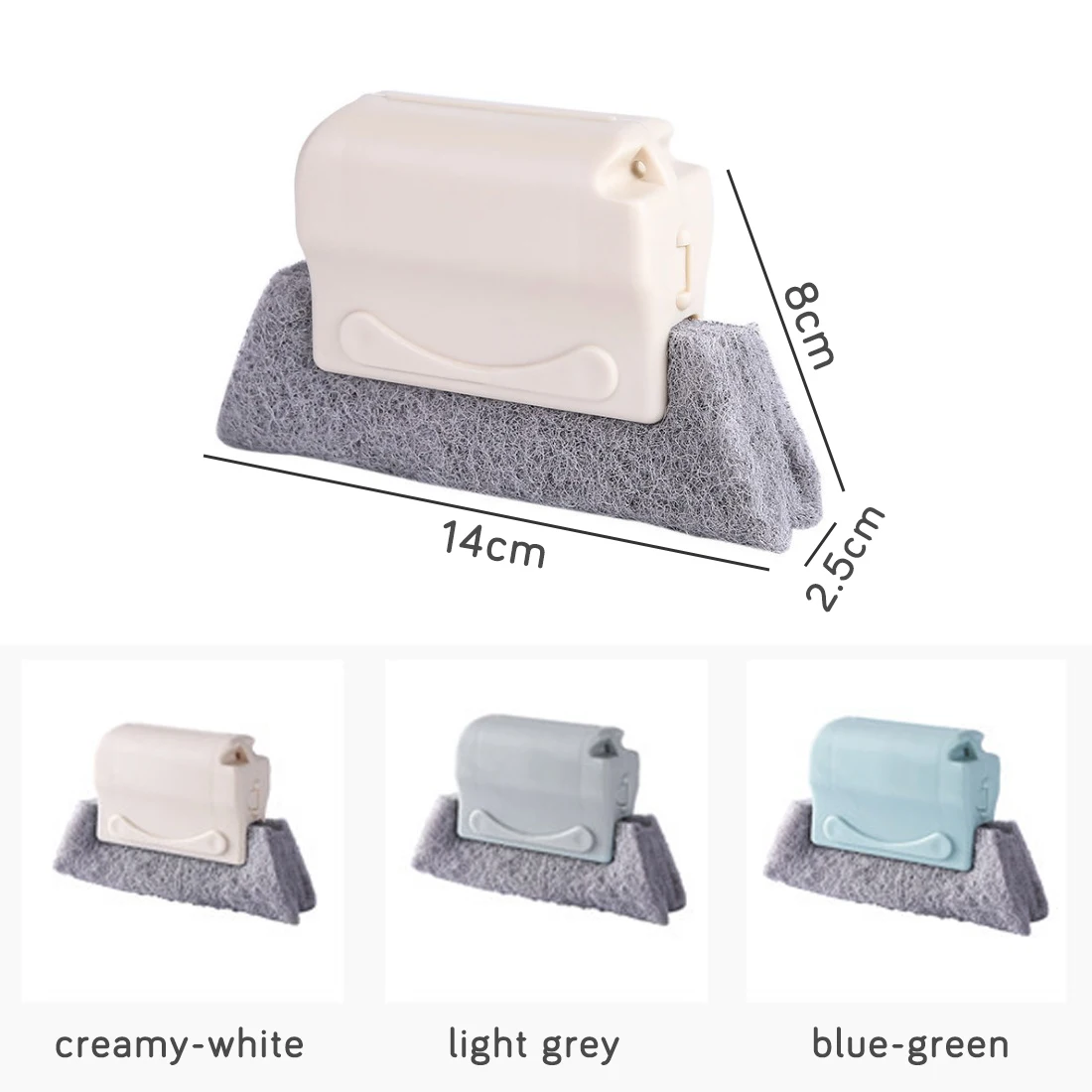 

Creative Groove Cleaning Brush Quickly Clean All Corners And Gaps Great for Window Track & Kitchen Hood Tiny Space Clean Pad