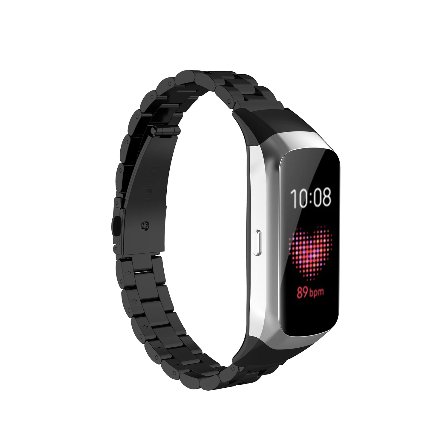 as shown Металлический браслет для часов Ремешок для samsung Galaxy Fit SM-R370 - Цвет: as shown