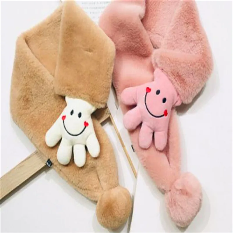 Han edition на осень и зиму магнит для шарфа из кроличьей шерсти с одним шариком