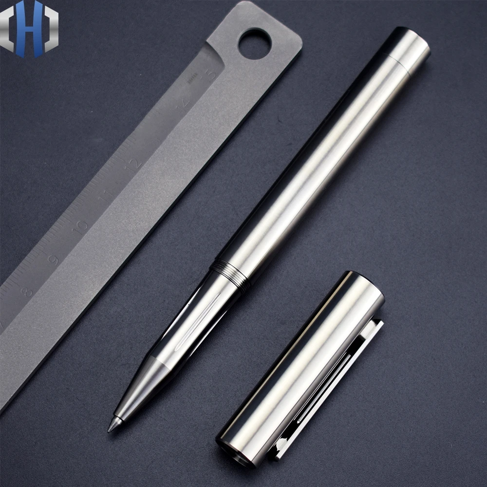 Jual Titanium Alloy Hadiah Siswa Tanda Tangan Pena Taktis Pertahanan Diri Pena Baja Tungsten Jendela Rusak Pen