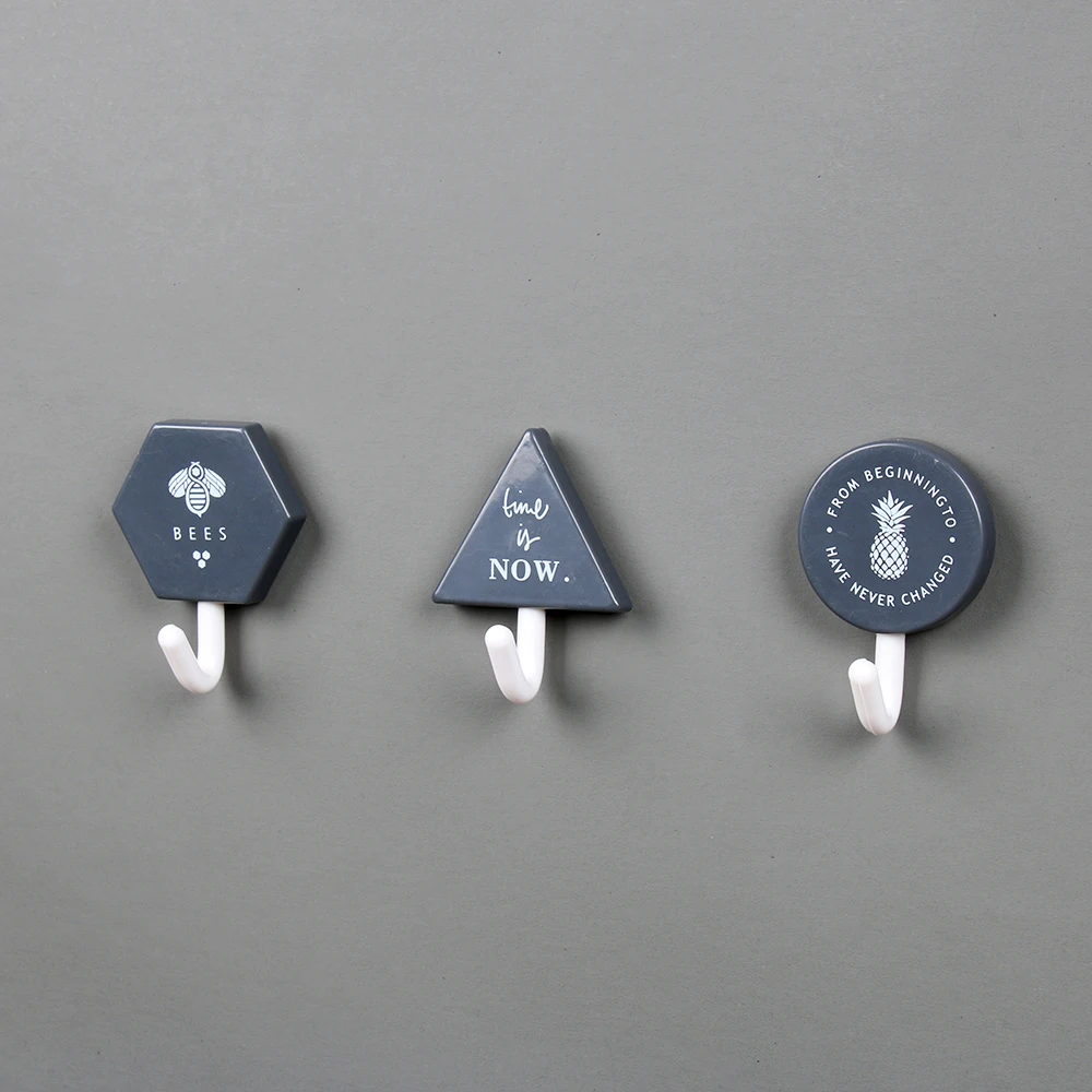 Настенные Стикеры для кухни ванной комнаты 3 шт./компл. дверной крючок без следов