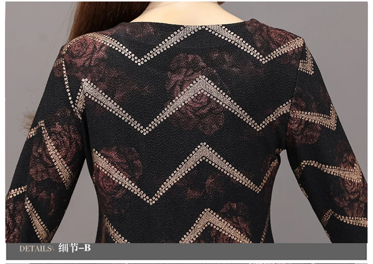 5XL размера плюс красные женские винтажные Длинные Блузки модная Осенняя рубашка с длинным рукавом Женские полосатые топы camisas mujer элегантные