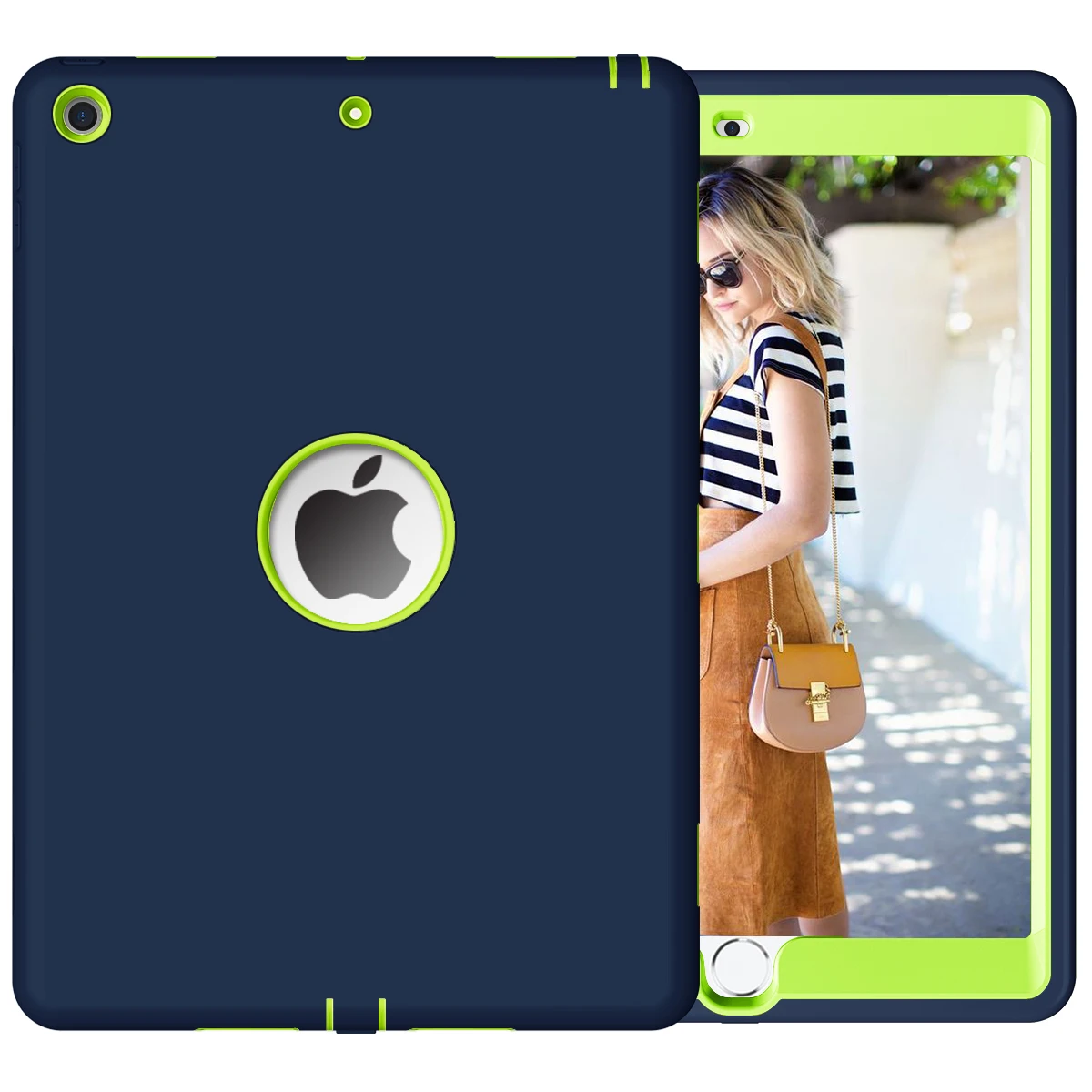 Чехол для ipad 10 2 2019 амортизирующий чехол с двойным слоем силиконовые Жесткие