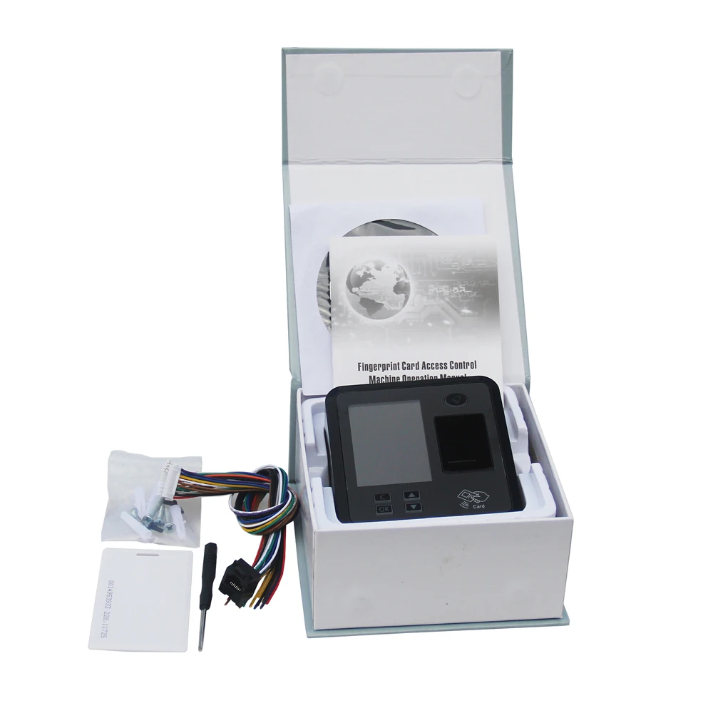 TCP/IP Fingerprint RFID 125Khz Time Attendance Smart Door Access Control System Kit Standalone Keypad 3000 User Bell | Безопасность и
