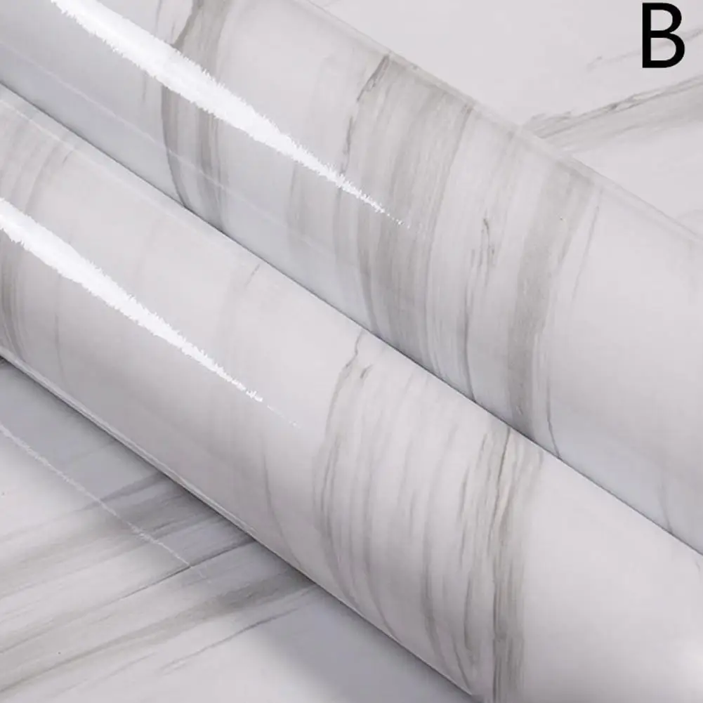 60x100 см водонепроницаемый мраморный узор самоклеющиеся обои для кухонного шкафа