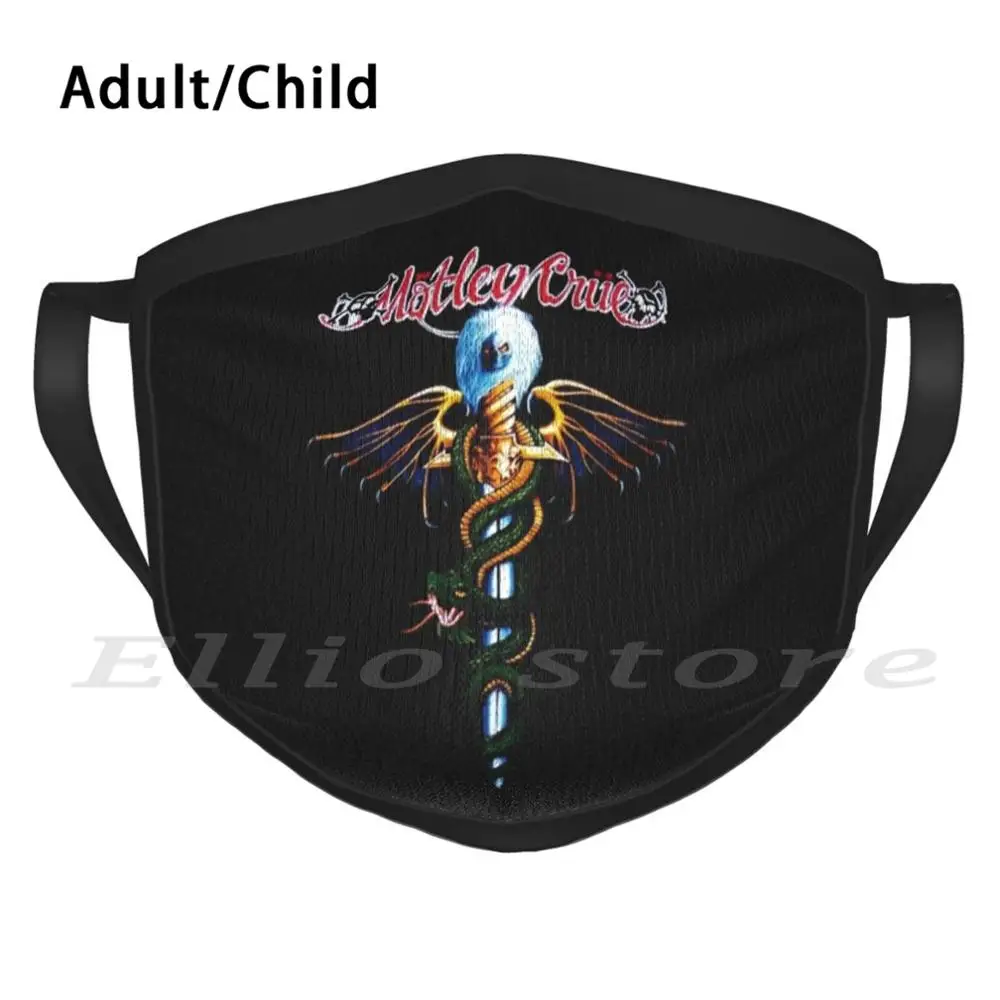 

Шаровары из тяжелого металла с логотипом Hard Rock Music Motley, Международная защита от пыли для взрослых и детей, шарф «сделай сам», маска с логотипо...