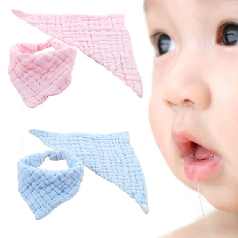 

Симпатичный хлопковый мягкий удобный треугольный шарф для новорожденных 0-3 лет Слюнявчик