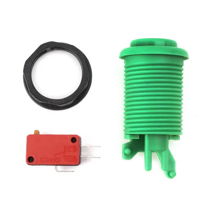 28 мм круглая аркадная кнопка американский стиль три фута микро переключатель для