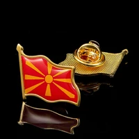 macedonia republic enamel pin metal flag lapel pin brooches lapel jewelry