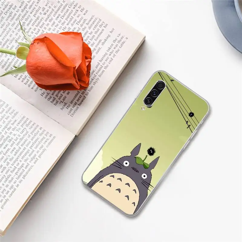 

Totoro Spirited Away anime Phone Case For Samsung A S M Note 9 10 20 fe 21 71 30 ultra plus 5g 11 31 51 s