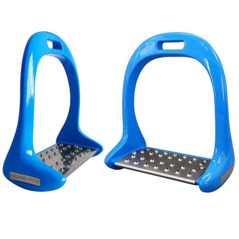 

1 Pair Equipment Thickened Anti Slip Treads Pedal Outdoor Sports Riding Equestrian Safety Horse Stirrups