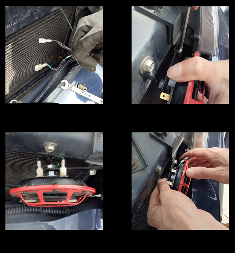 2 шт. 12v автомобиль мотоцикл аудио комплект супер громкий звуковой сигнал при