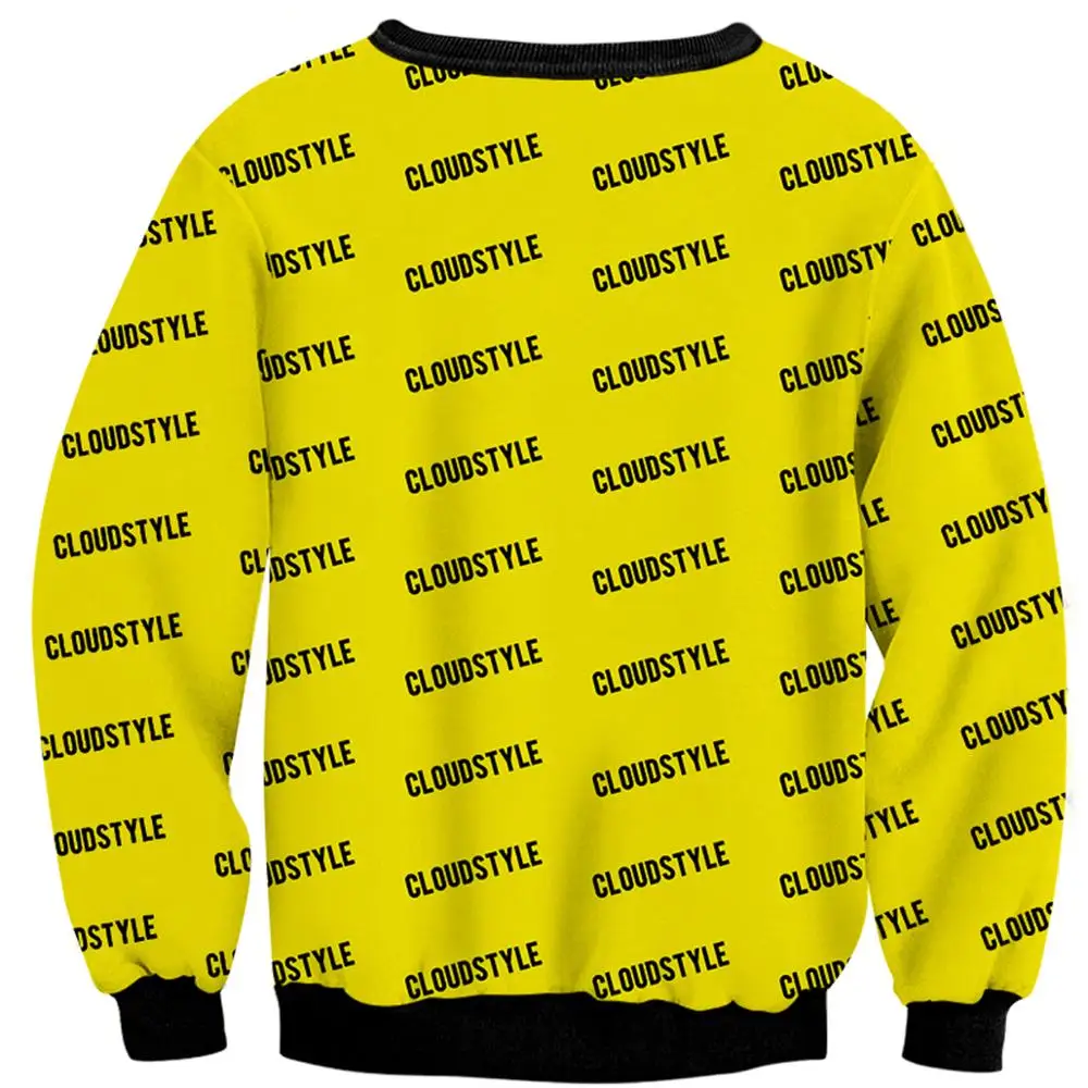 

Cloudstyle 2021 New Arrival Men's Sweatshirt 3D Full Printed Cloudstyle Logo Casual Sweatshirt Male Streetwear Asian Size 5XL