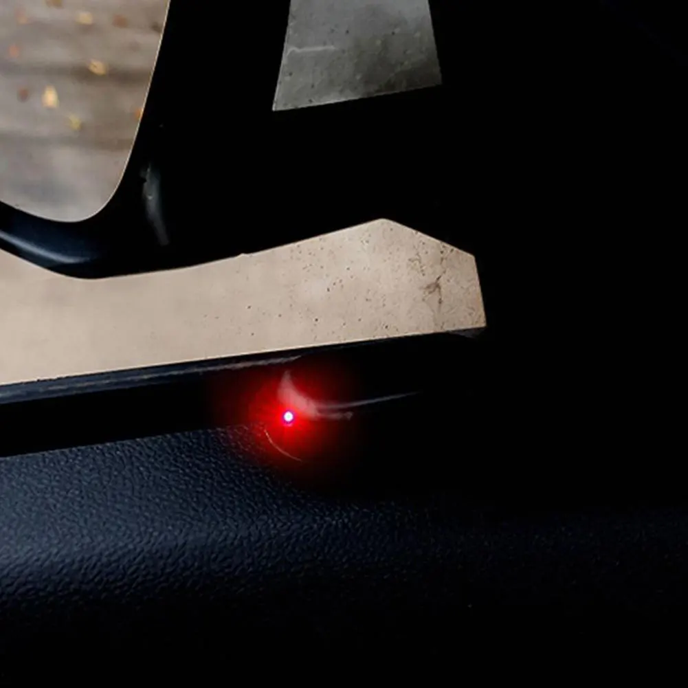

2PCS Car Alarm System Light Solar Power Anti-theft Simulated Warning Flashing Security Lamp LED Flash Blinking Alarm Lamp