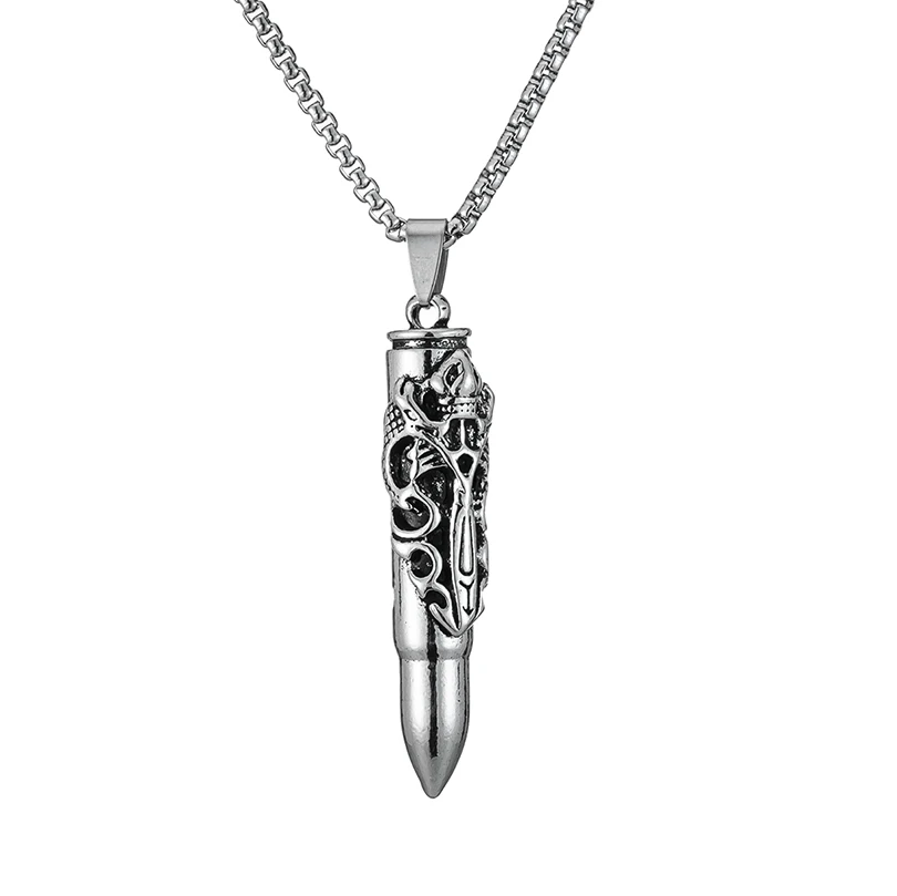 2021 из нержавеющей стали ожерелье в стиле панк Стиль ад дьявол подвесная цепь для