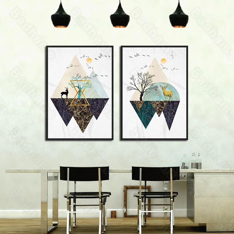 

Decorative Painting Modern Home Decoration Wall Decoration Living Room Bedroom Sofa Background Wall Big Goose Flying South