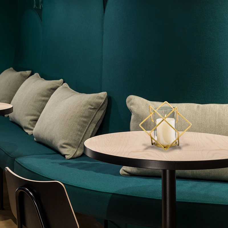 2019 креативный ins Железный подсвечник стеклянный декоративные изделия Кафе Кухня