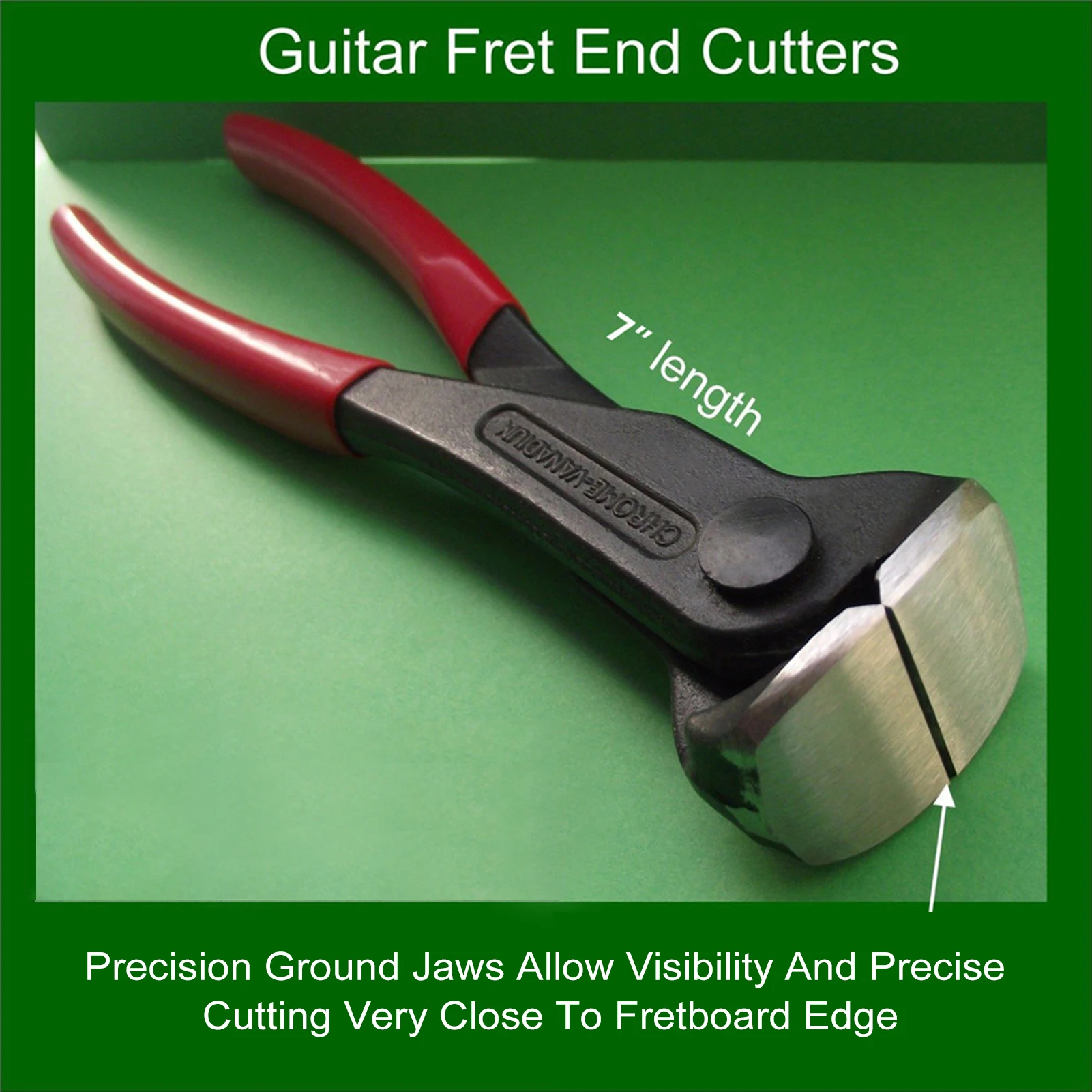 

7'' Guitar Fret Wire Cutter Nipper Portable for R-epairing String Instrument Guitar String Repair Tool for Guitar Accessories