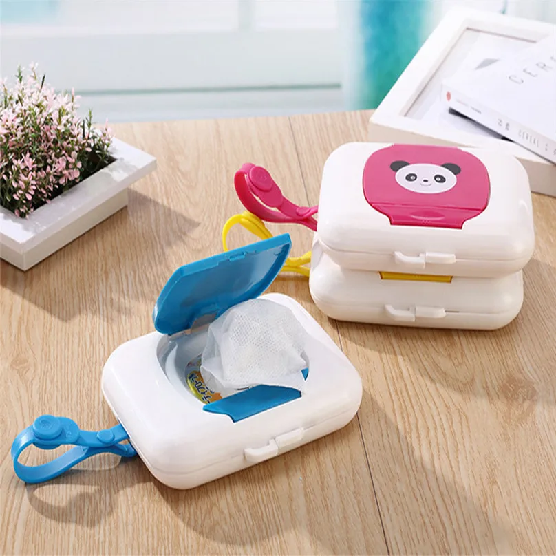 Baby Travel Wipe Case Child Wet Wipes Box Changing Dispenser Storage Holder &amp4A27 | Дом и сад