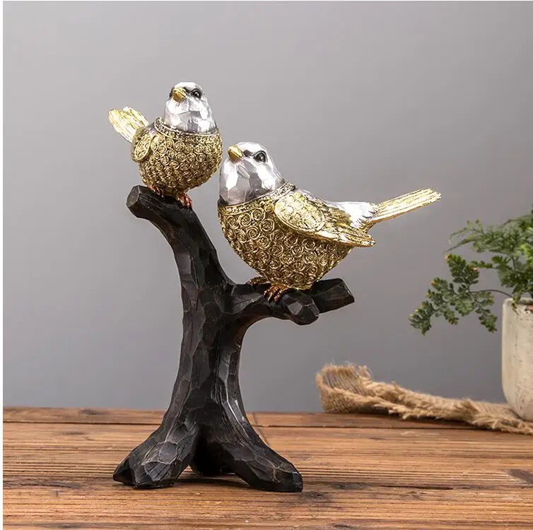 

AMERICAN CREATIVE RESIN BIRD ACCESSORIES ART HOME LIVINGROOM TABLE ORNAMENTS CRAFTS HOTEL OFFICE DESKTOP FIGURINES DECORATION