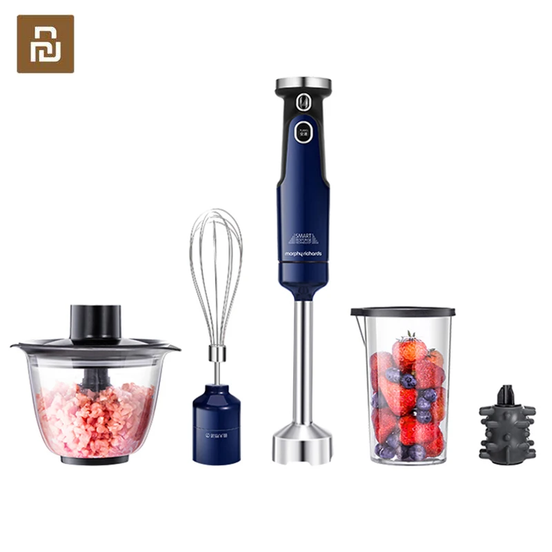 2020 New Mofei Hand Blender Electric Kitchen Portable Food Processor Mixer Automatic Garlic Peeler And Egg Beater |