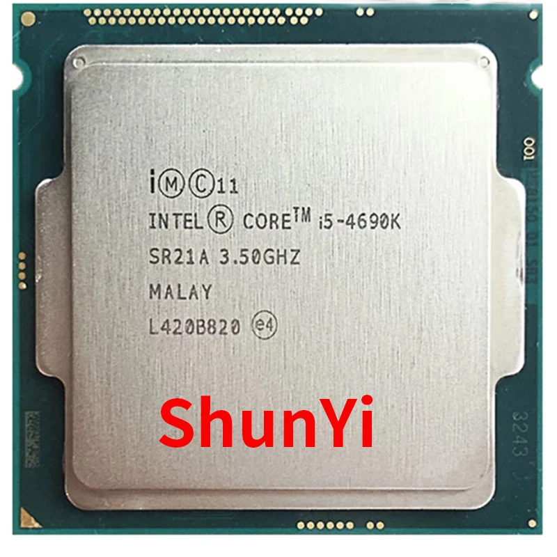 

Процессор Intel Core i5 4690K 3,5 ГГц 6 Мб разъем LGA 1150 четырехъядерный ЦПУ процессор SR21A