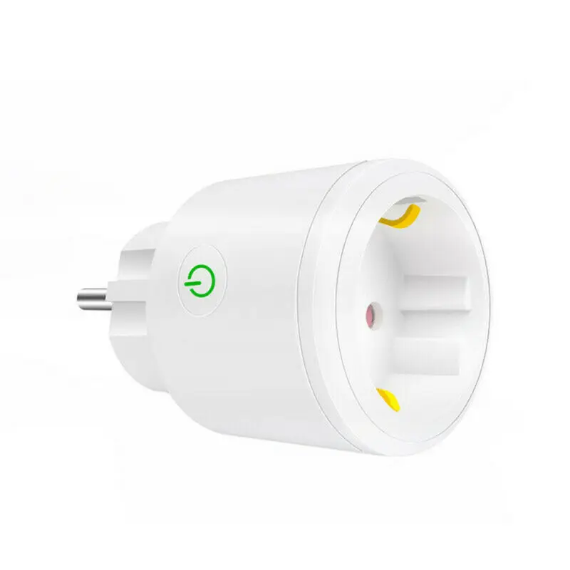 Белый 2 4 ГГц WiFi умная розетка беспроводной голосовой пульт дистанционного