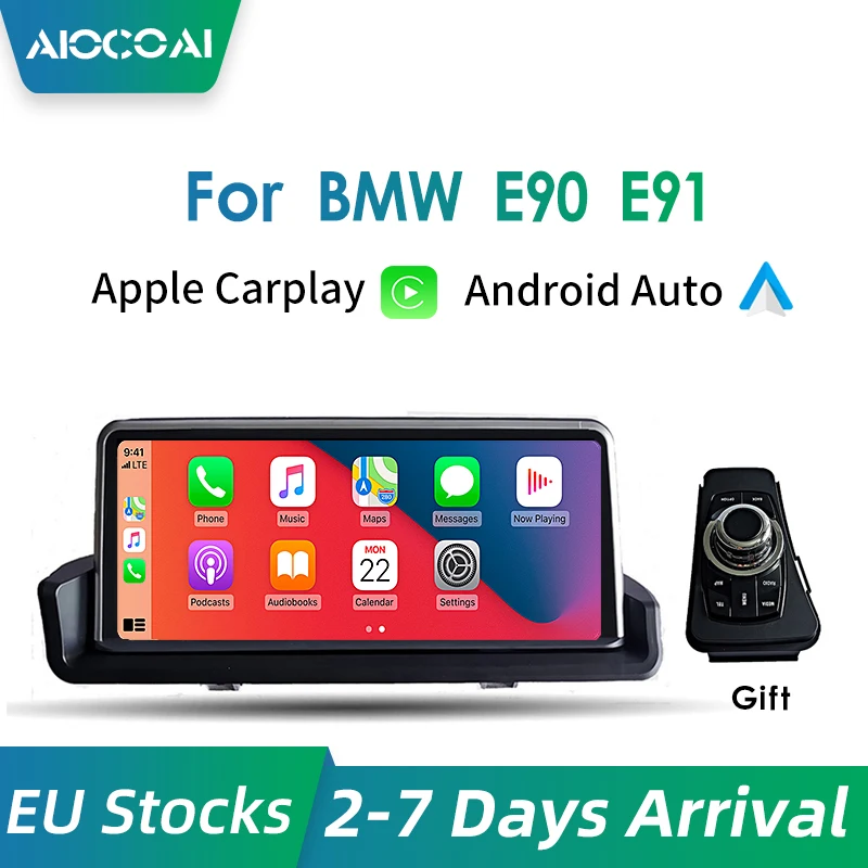 8 &quotБеспроводная Проводная Автомобильная камера Apple CarPlay Android с ручкой iDriver для BMW 3