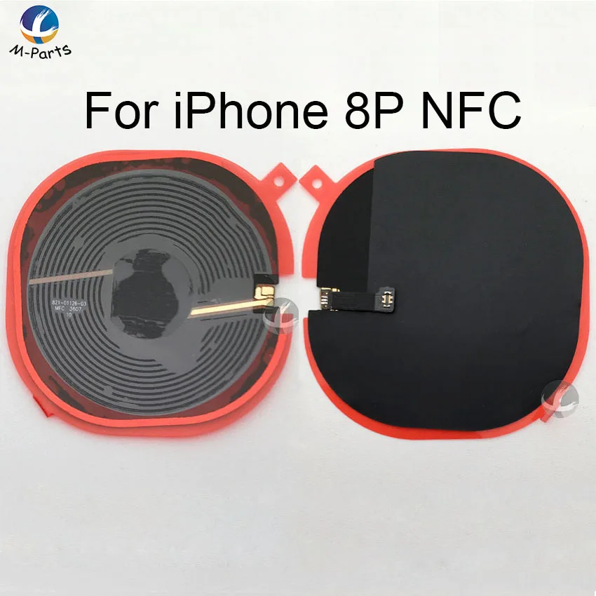 NFC чип для iPhone 8 8 Plus X XS XSM XS Max XR Беспроводная зарядка Панель катушки стикер гибкий кабель ленточная антенна датчик - Цвет: NFC For 8P