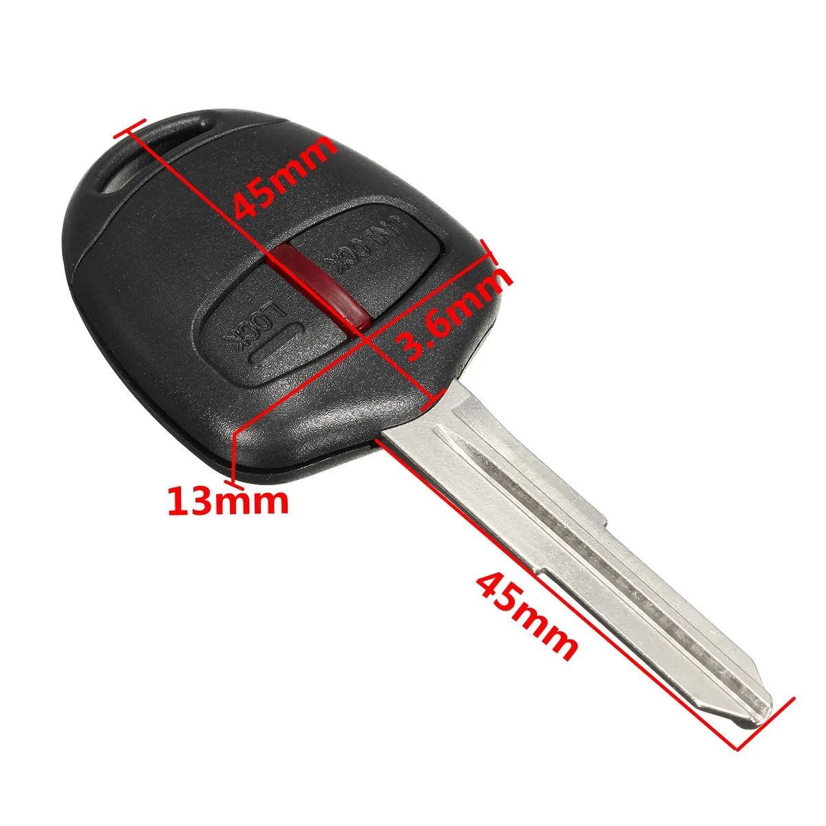 2 кнопки флуоресцентный чип 433 МГц ID46 для Mitsubishi L200 Shogun Triton Pajero Montero 2006 2007 2008 2009 2010
