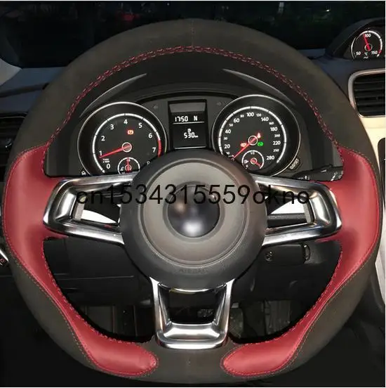 

Сделай сам, черная замша, Ручное шитье раньше для Volkswagen Golf 7 GTI Golf R MK7 Polo GTI Scirocco 2015 2016
