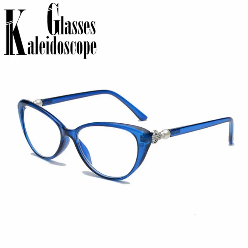 Очки для чтения кошачий глаз женские элегантные очки с жемчужинами рецепта