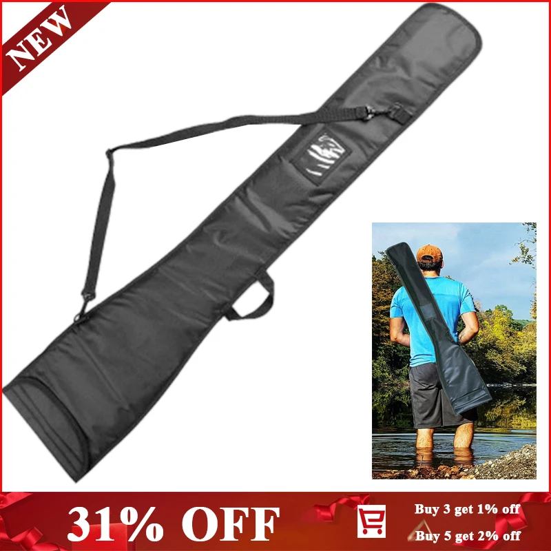 

126Cm Kayak Paddle Bag Outdoor Scratch Double Head Paddle Storage Bag Waterproof Split Boat Paddle Bag for Outdoor Rowing Boat i