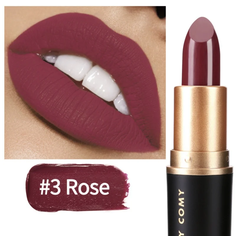 6 видов цветов матовая губная помада водостойкая Длительное Действие блеск для