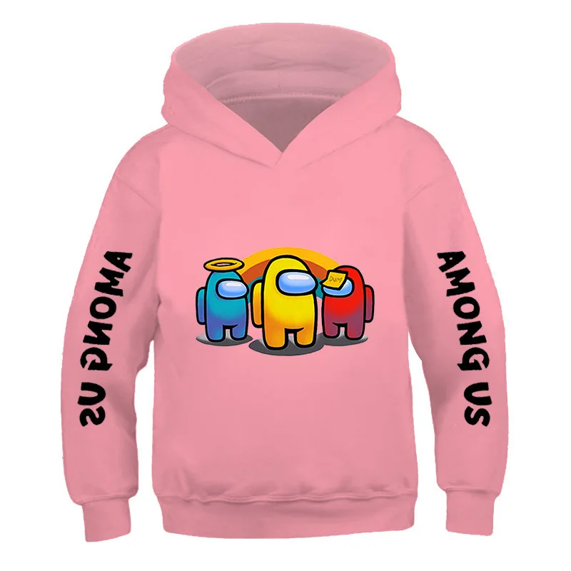 

Anime Sweatshirt Fashion Hooded Kawaii Sweatshirt New Video Games Pullover Kids Boy&Girl Long Sleeve Casual Wear