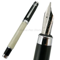 duke ivory celluloid marble leonardo da vinci metal fountain pen 22kgp medium nib professional stationery writing tool pen gift