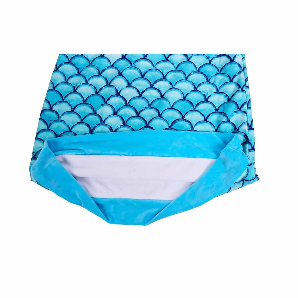 Русалка одеяло рыбий хвост из Полар флиса носимых Портативный одеяла для детей