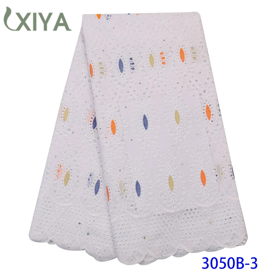 Африканская Хлопковая ткань кружево с камнями молочное Шелковое лучшее качество