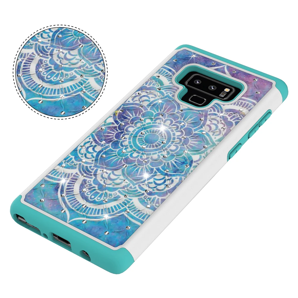 Silica Gel + PC Beauty Flower Butterfly Wind Chime Case for Samsung Galaxy A30 A20 A50/A20E A10E /A6 2018 Cover Protect Phone |