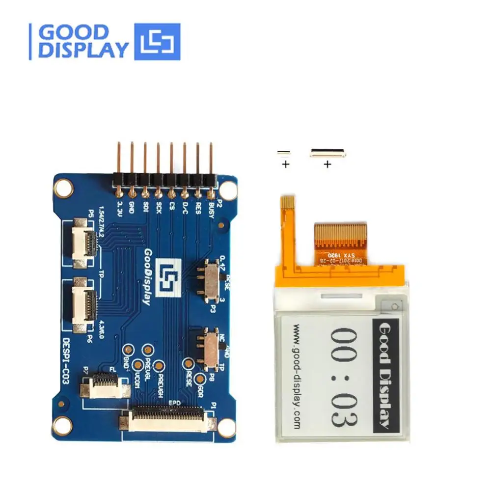 

1.54 inch e-paper display with adapter board eink screen