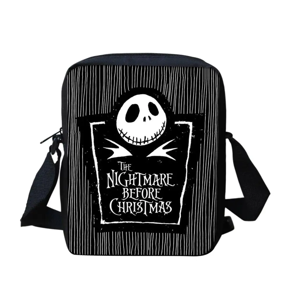 FORUDESIGNS/сумка-мессенджер с принтом Jack Skellington, Кошмар перед Рождеством, сумки через плечо, женская сумка, сумки на плечо, набор - Цвет: HME1678E