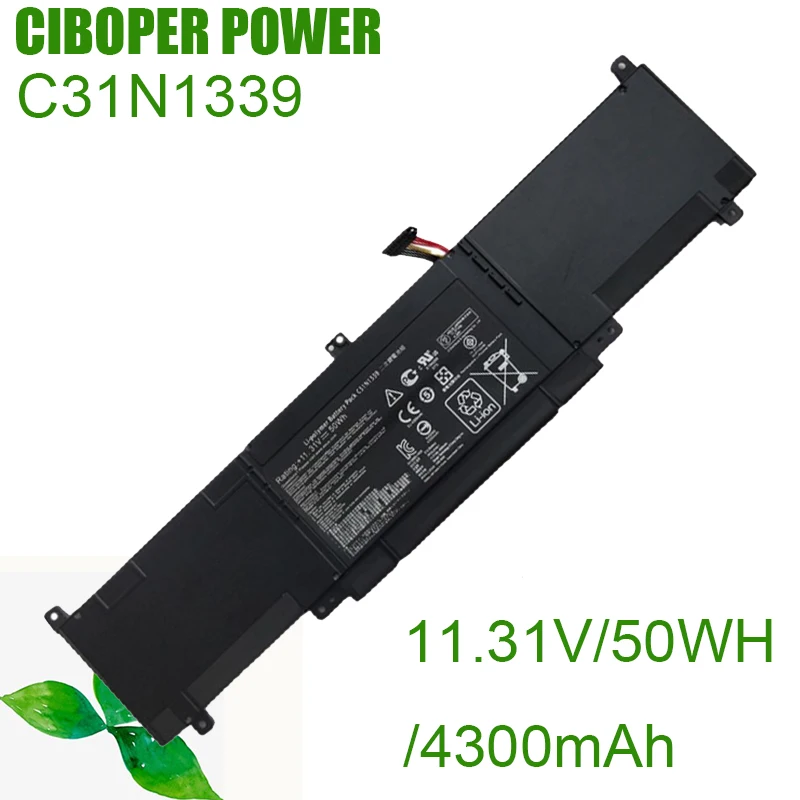 

CP Original Laptop Battery C31N1339 11.31/50WH/4300mAh For Zenbook UX303L UX303LN TP300L TP300LA TP300LJ Q302L Q302LA Q302LG