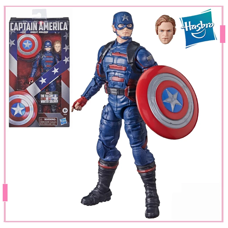 

6 Inch Hasbro Marvel Legends Captain America John F. Walker The Falcon Winter Soldier Anime Action Figures Collection Model Toys