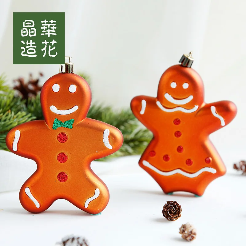 Украшения милые подарки оленевые шарики имбирный человек рождественская