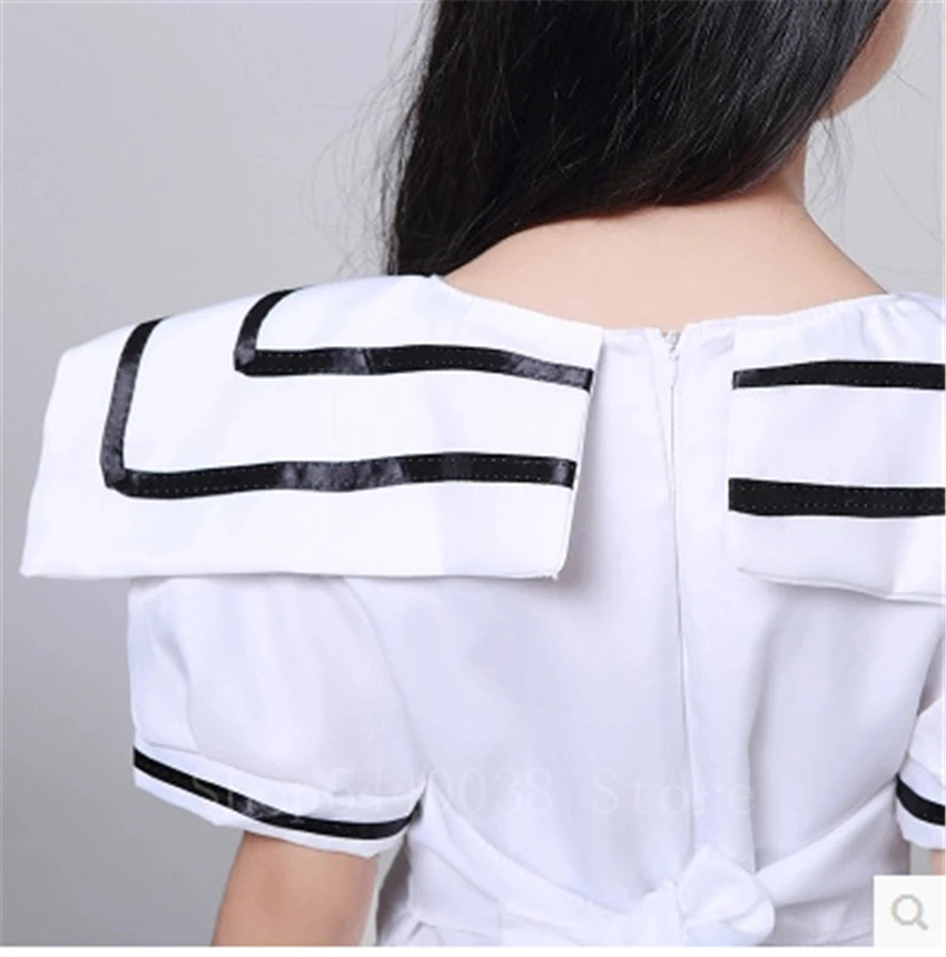 

100-160 Children Sailor Clothing Set Halloween Stage Performance Choir Costume Teenager Kids Boys Girls Navy Cosplay Clothes