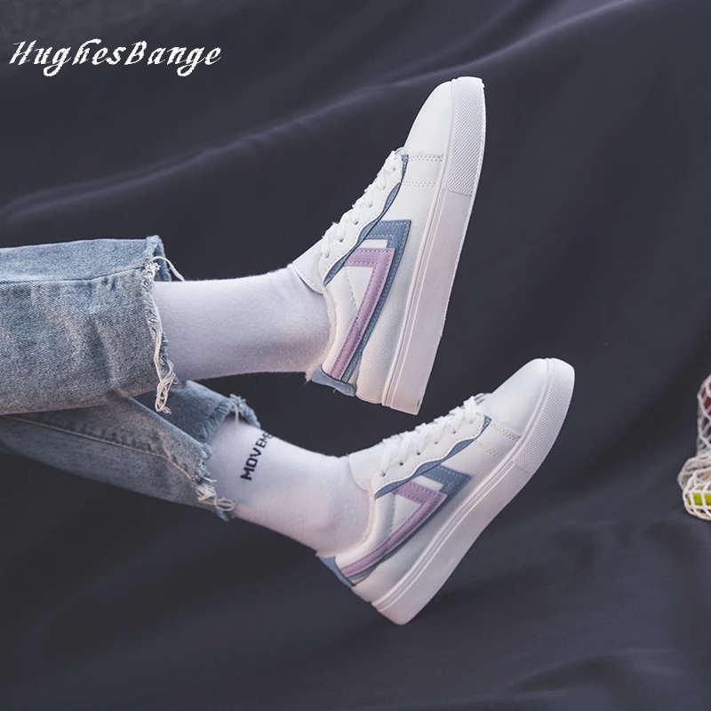 sneakers women Autumn winter new Shoes white Casual comfortable fashion Wild leather canvas tide Running outdoor sports training | Обувь