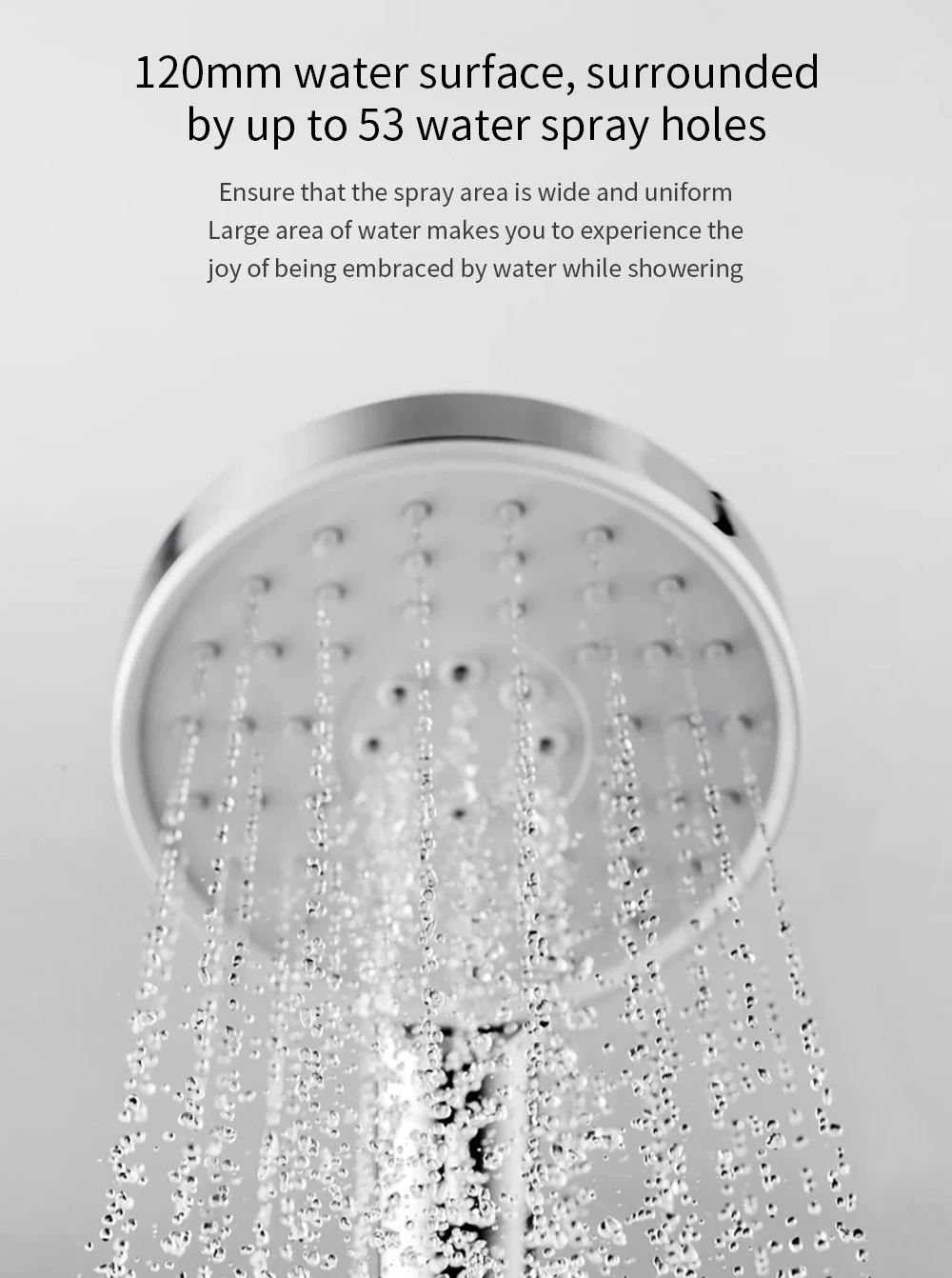 Xiaomi dabai Diiib 3 режима ручной душ ПВХ Matel мощный массажный душ с головкой набор 360 градусов 120mm53 отверстие для воды