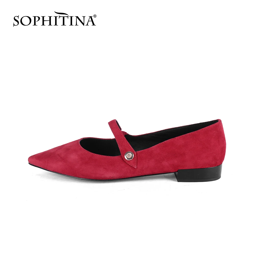SOPHITINA босоножки с пряжкой Туфли на плоской подошве Женская обувь высокого